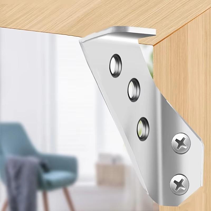 Metal Corner Brackets Set (10/20 Pieces), Durable Metal Corners for Cabinets & Drawers, Easy Installation Furniture Accessories
