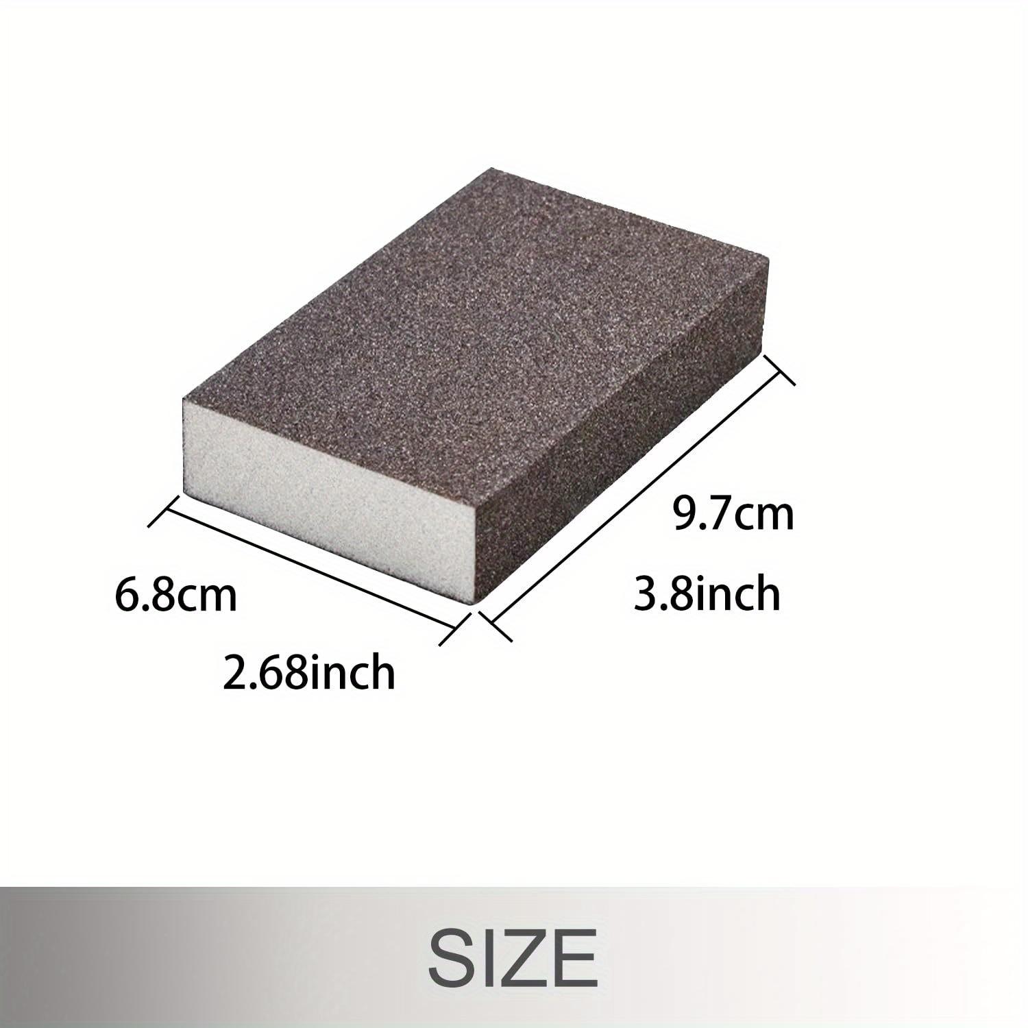 Sanding Sponge 60/80/120/180/220 Grit Coarse Medium Fine Sanding Blocks for Drywall Metal Wood Washable And Reusable Sanding Sponge, Coarse Sponge Sanding Blocks Set