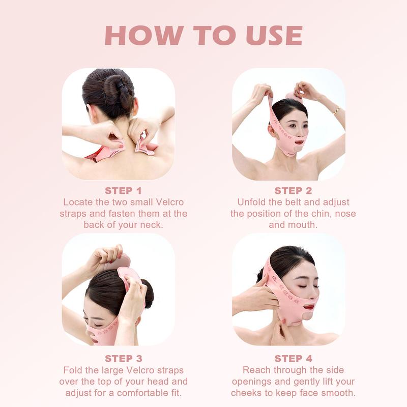 Jungshea V-Line Face Mask – Chin Up V-Shaped Jawline Tightening Mask for Women and Men, Adjustable Comfort Skin Exerciser, Perfect Christmas Gift