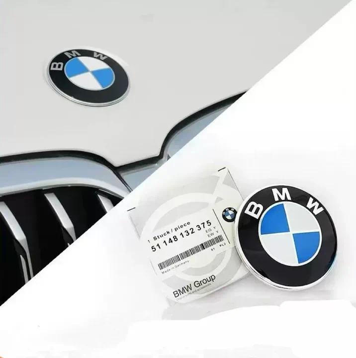 1pc 74/82mm Car Trunk Logo And Front Hood Logo, Suitable For Bmw E86 F07 G26 E61 G32 F20 G14 F49 G30 G87 E39 G06 F87 E64 X5g05