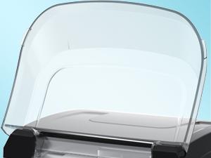 Antarctic Star Nugget Countertop Ice Maker with Soft Chewable Pellet Ice, Pebble Portable Ice Machine, 34lbs Per Day, Self-Cleaning, Sonic Ice, One-Click Operation, for Kitchen,Office Stainless，Steel&Black，Modern Utensils