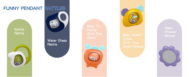 Baby Play Mat Baby Gym with 5 Infant Sensory Toys, Music, Lights & Piano for Newborns 0 to 3 Months (Pink) Entertained