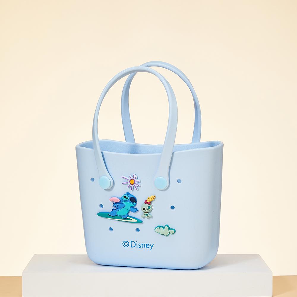 Disney Mini Handbag EVA Material Mini Tote Bag Cute Shoulder Bag Durable Bags For Girls Small Size Strawberry Bear Lucifer Marie Stitch With Handle Cute Hand Bags For Tutorial School Work Easter Baskets