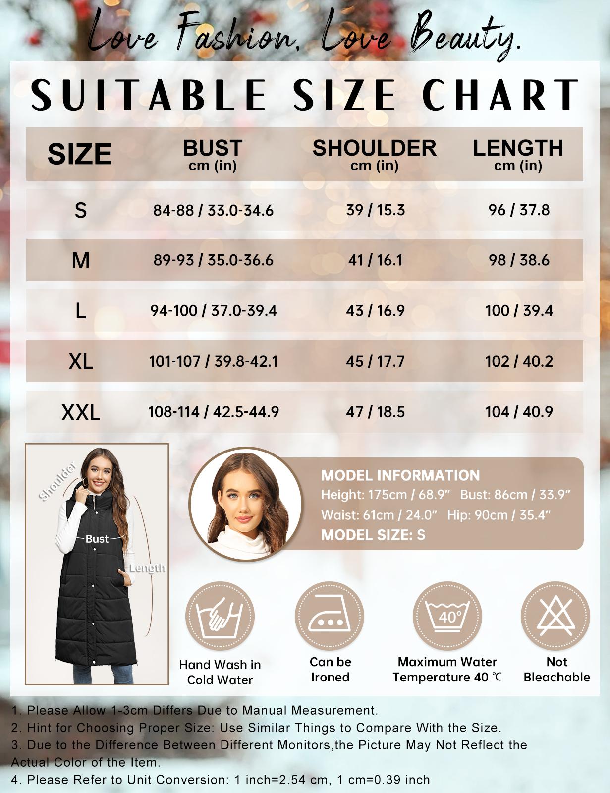 UMIPUBO Sales Womens Puffer Vest Winter Hooded Sleeveless Zip Up Long Puffy Jacket Warm Thick Quilted Coats with Pockets