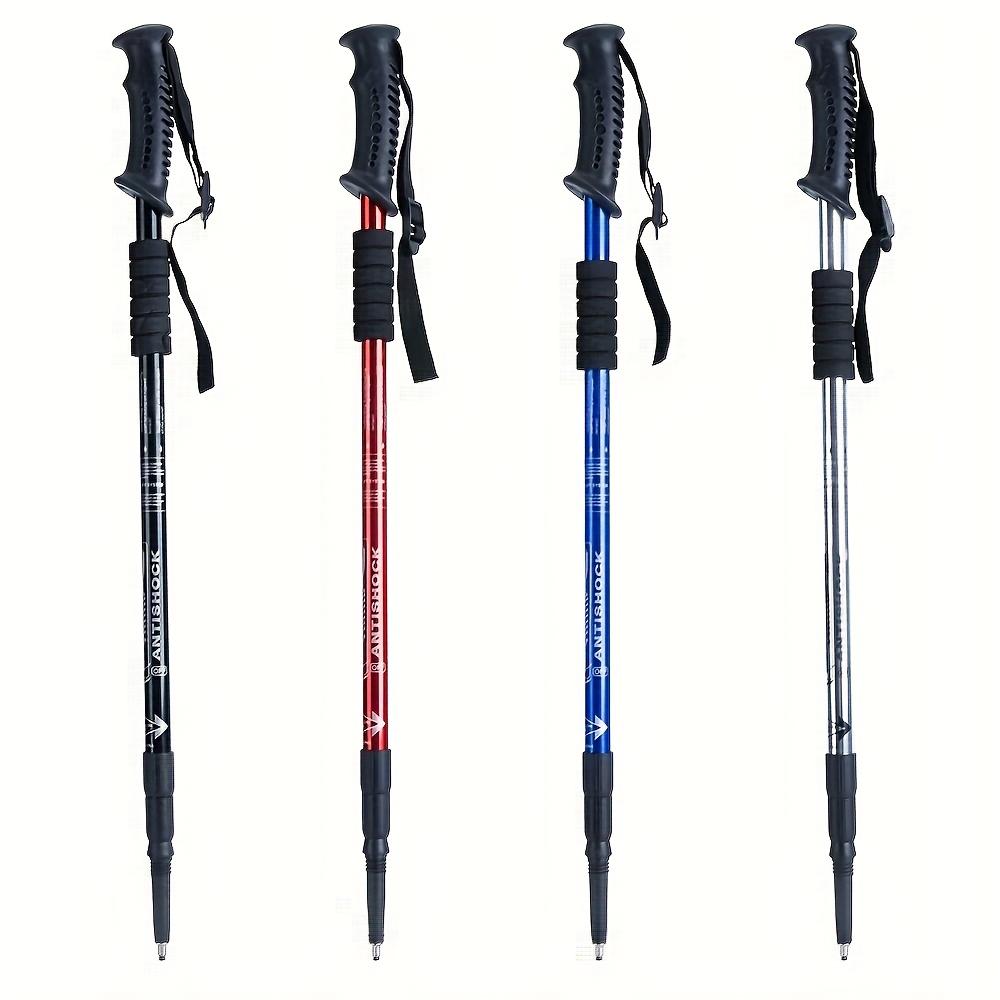 1pc Of Aluminum Alloy Hiking Stick, Foldable, Lightweight, Earthquake Resistant, Adjustable Hiking Stick, with Quick Locking for Men And Women, Hiking Accessories