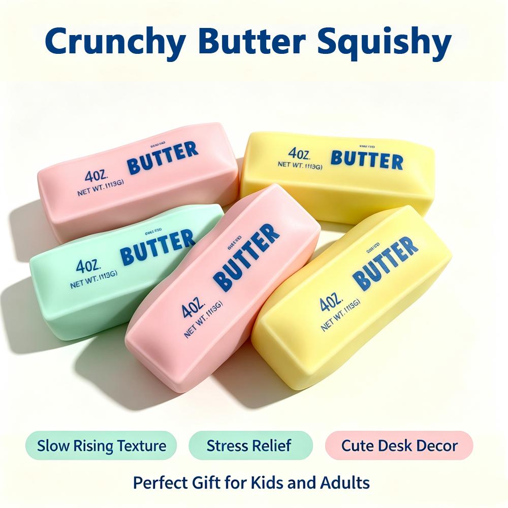 Crunchy Butter Squishy Cheese Sticks Toy,Slow-Rebound Stress Relief Toy Building Blocks,Cute Soft Sensory Toy, Relaxing Desk Toy Squeeze Toy Stress Relief Desk Toy For All Ages,Stress Relief Gift Crunchy Butter Squishy Cheese Sticks Toy,Slow-Rebound Stress Relief Toy Building Blocks,Cute Soft Sensory Toy, Relaxing Desk Toy Squeeze Toy Stress Relief Desk Toy For All Ages,Stress Relief Gift