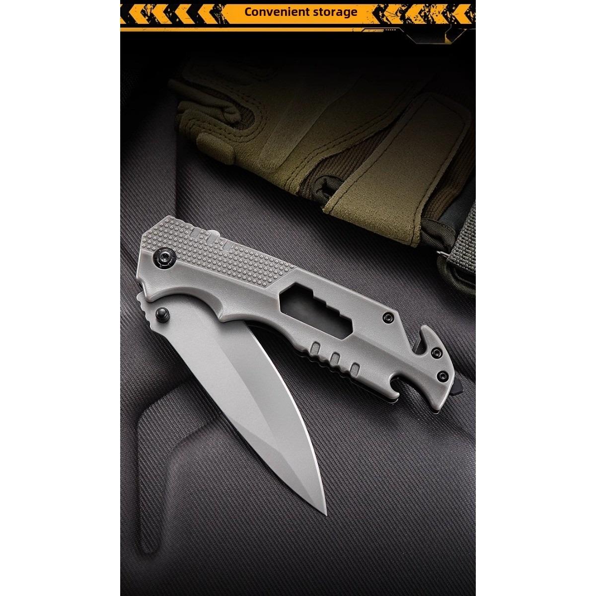 A variety of multifunctional folding knives, high hardness stainless steel, can be used for outdoor self-defense tools men's Christmas gifts Outdoorfun Multipurpose