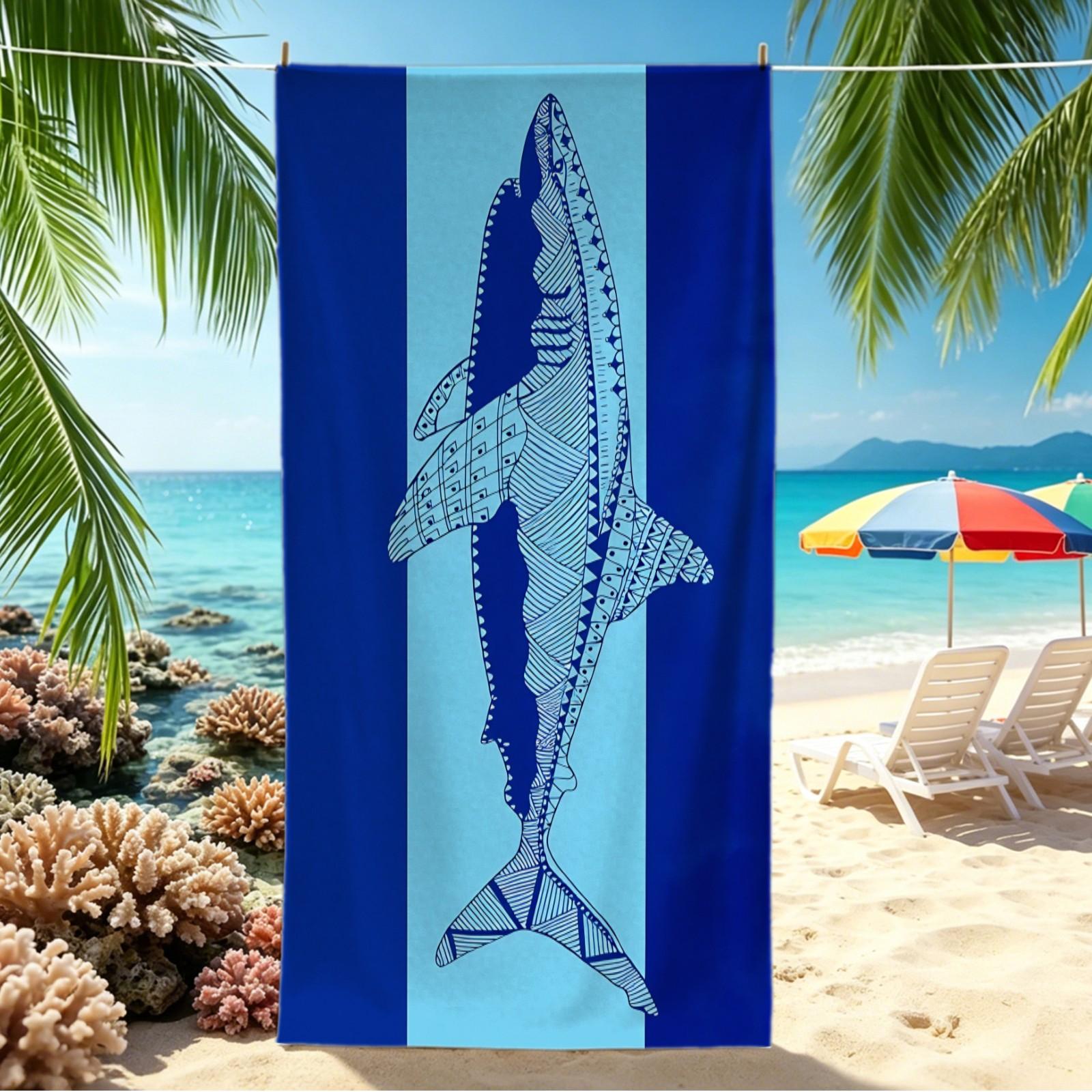 Exotic Tribal‑Style Marine Life Beach Towels, Ethnic‑Style Marine Animal Print Beach Towels, and a Variety of Bohemian‑Patterned Oversized Pool Towels—All Made From Quick‑Drying Microfiber Fabric—to Help You Create a Unique Summer Travel Look