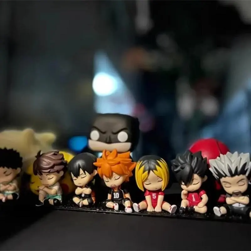 Japan Haikyu!! Shoulder Lean Fig Series 2 Blind Box ToyOikawa Tooru Keiji Akaashi Oikawa Tooru Action Figures Decoration Gifts