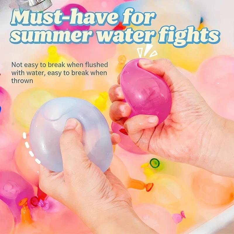 1 set / 2 sets / 3 sets of quick-fill balloons. Suitable for use as small gifts and atmosphere props at pool parties. Applicable to all kinds of parties. Easy and quick to fill.