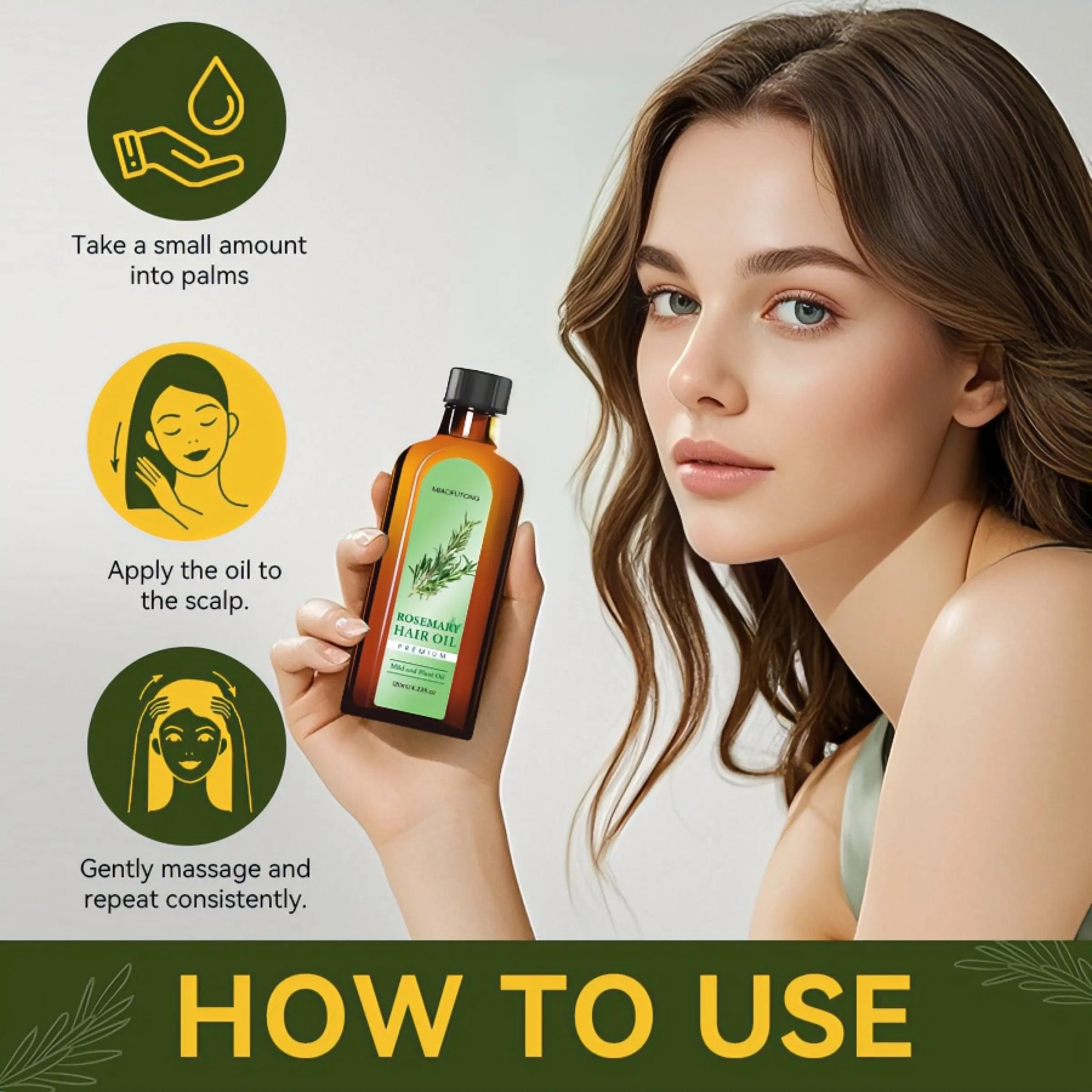 MIAOFUTONG 100% Raw Batana Oil, Natural Batana Serum for Hair & Skin, Pure Skincare Facial Serum for Hair Growth, Scalp & Face Care, 120ml