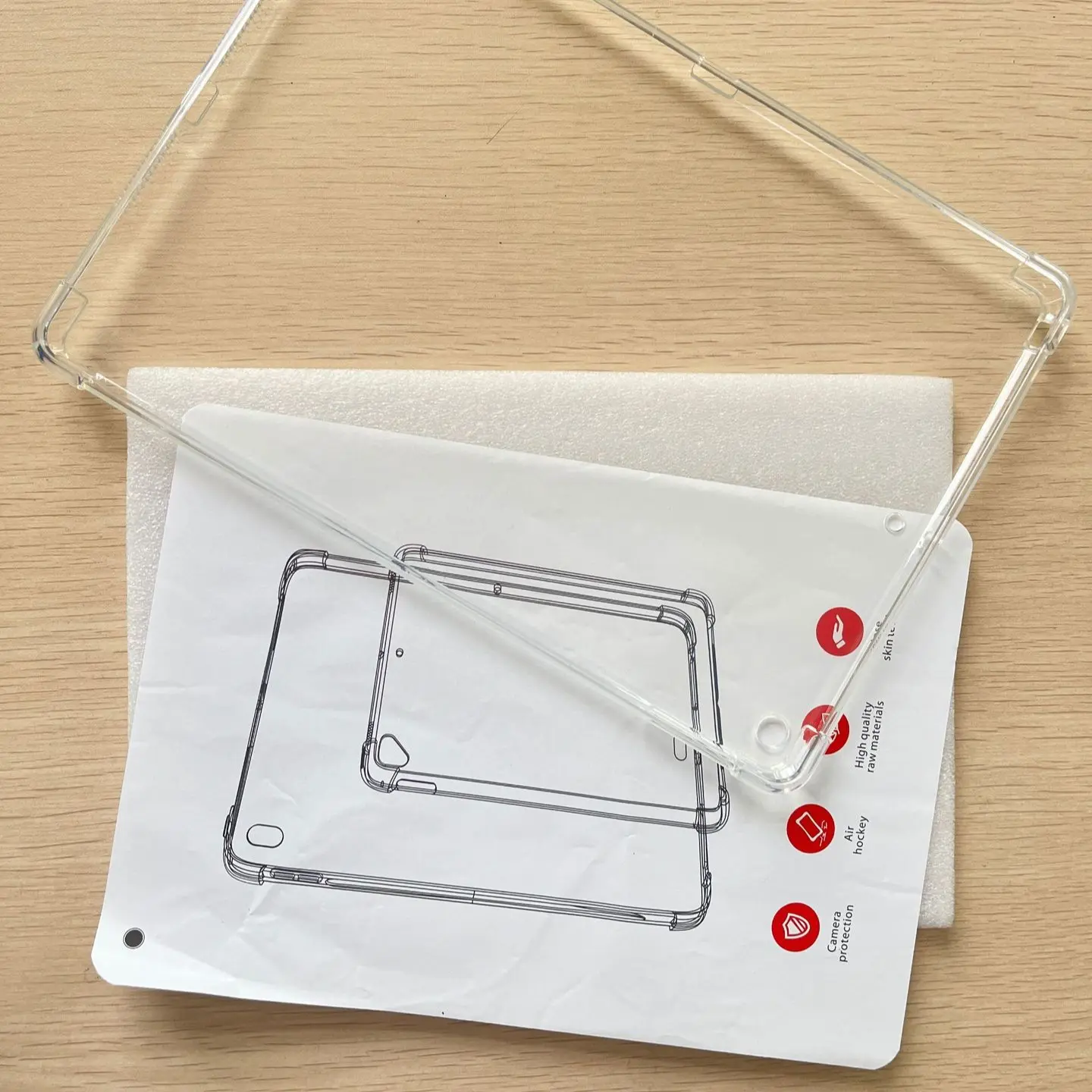 Transparent soft case for Samsung A9 Plus, S7/S8/S9/S7 FE 11-inch, S6 Lite 2024, 10.4-inch A 10.1-inch 2019, T510, T290 Tab, A7 Lite, T220 Tab, A8 10.5-inch, X200, Tablet Protective Cover, Tablet Covers, Tablet Accessories