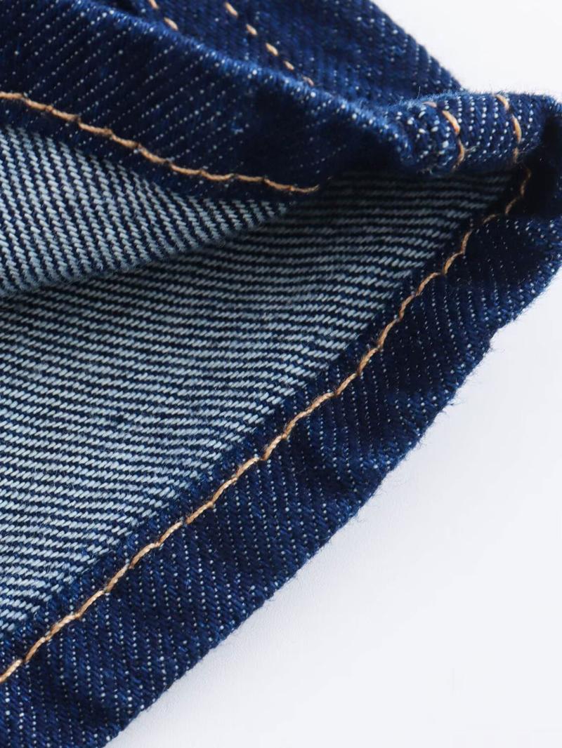 Women High Waist Mini JeanSkirts Skorts Blue Side Button Detail, Pocket Accents & Relaxed Fit Y2K Summer Casual Fashion Trends Women's Bottoms for Daily Looks, Beach Outfits, Boho Casual Skirts