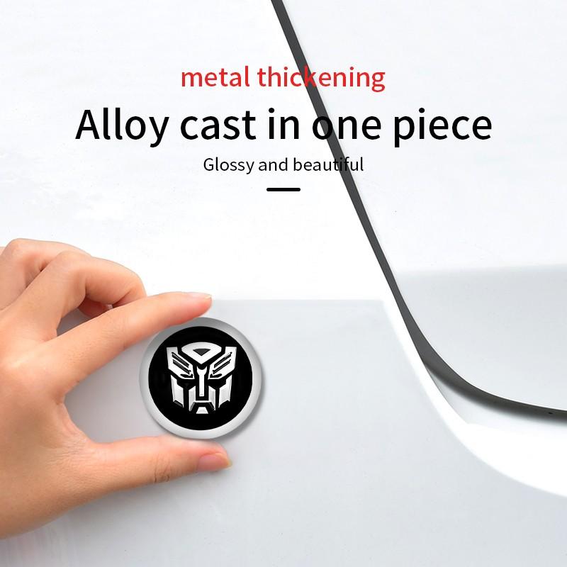 1Pc Car 3D Metal Sticker Car Transformers Autobots and Decepticons Badges Original Logo Cool Car Style Exterior Decoration Car Accessories Personalized Car Appearance