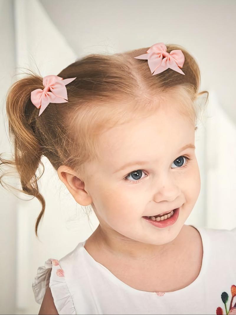 40-Piece Classic Bow Hair Ties Set, Strong Elasticity for Fine Soft Hair, Multi-Color Fits Various, Girls Ultimate Hair Accessory Collection, Hair Accessories Sets