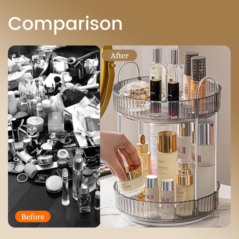 360° Rotating Makeup Organizer - Large Capacity Cosmetic and Skincare Dresser | Spinning Perfume Organizer Vanity Shelf for Makeup, Perfume, and Skincare (3 Tiers) ,Deals for you days Metal Boxes 360° Rotating Makeup Organizer - Large Capacity Cosmetic and Skincare Dresser | Spinning Perfume Organizer Vanity Shelf for Makeup, Perfume, and Skincare (3 Tiers) ,Deals for you days Metal Boxes