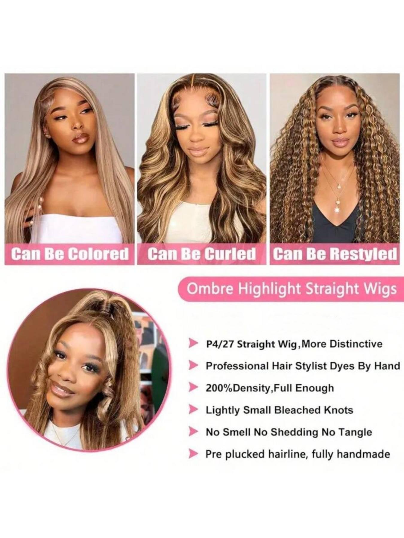 28 Inch Straight Human Hair Lace Front Wig 180 Density Glueless Pre Plucked Pre Amazon.com : JUBOTIN 28 Inch Glueless Wigs Human Hair Pre  main image 2