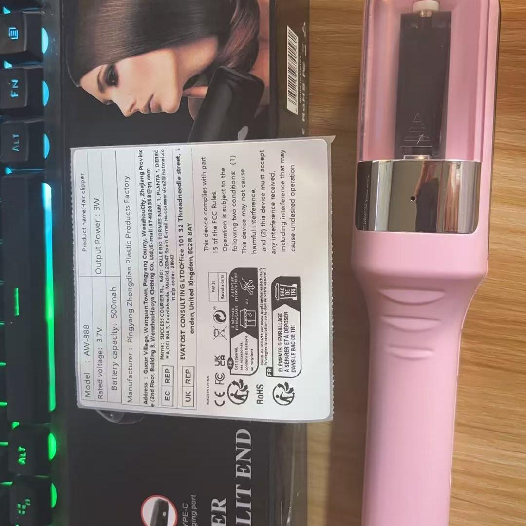 Rechargeable Split Hair Trimmer, Portable Wireless Hair Clipper, Ideal for Home and Outdoor Travel, Hair Care Tool