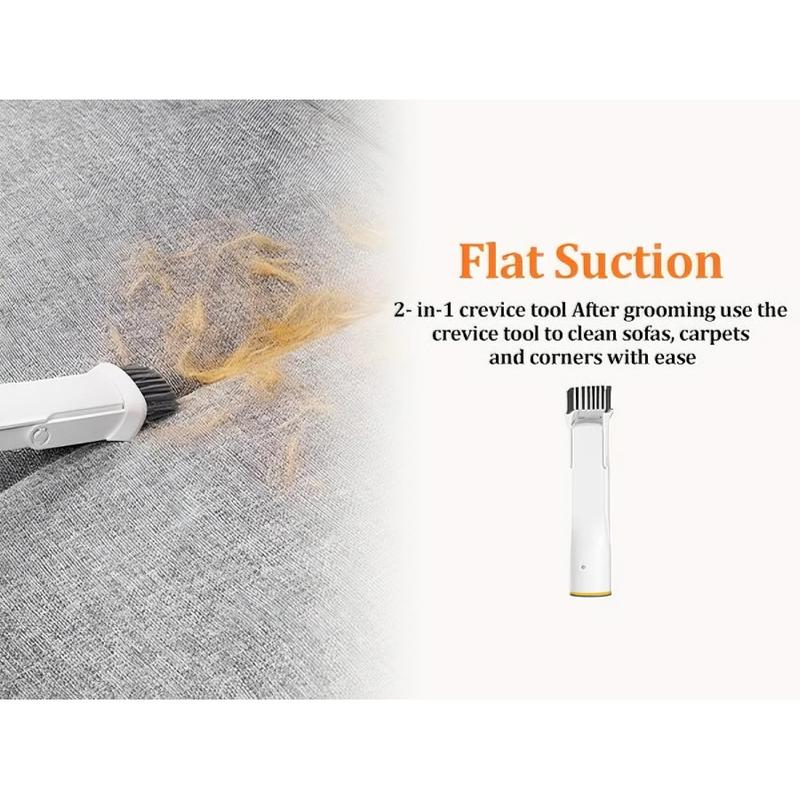 Puppyoo Pet Grooming and Vacuum Cleaner for dogs and cats， 13000Pa Vacuum Brush for Shedding Grooming, 1.5L Dust Cup,4m power cord length，Pet Products，Dog&Cat Hair Vacuum Groomer,Clipper & Hair Remover Roller for Dogs & Cats