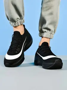 Men's ZoomX full-length air cushion running shoes with breathable flyknit upper, professional racing and training sneakers, ideal for outdoor sports and casual wear, Athletic Running Shoes