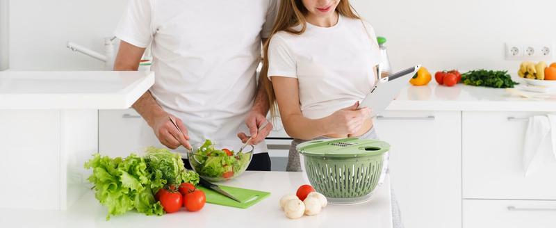 SUSTEAS 5-in-1 Salad Spinner & Veggie Chopper–Large Drying Bowl, Colander, Pasta Strainer–Multifunctional Kitchen Tool, Springtok Green Fruit Utensils Stainless Steel SUSTEAS 5-in-1 Salad Spinner & Veggie Chopper–Large Drying Bowl, Colander, Pasta Strainer–Multifunctional Kitchen Tool, Springtok Green Fruit Utensils Stainless Steel