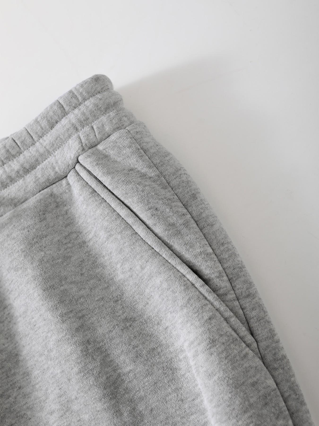 Men's Light Gray 2-Piece Loungewear Set - Zip-Up Bomber Jacket with Ribbed Collar & Drawstring Jogger Pants, Soft Breathable Fabric, Relaxed Fit for At-Home Lounging, Lazy Weekends & Casual Evenings