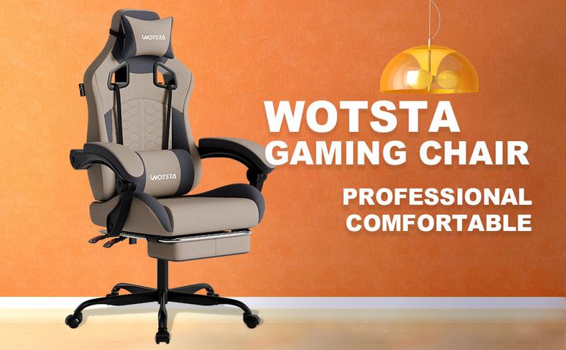 SUIKDA Gaming Chair,Ergonomic Gaming Chair High Back Office Chair with Lumbar Support and Adjustable Armrests 360° Swivel Racing Chair