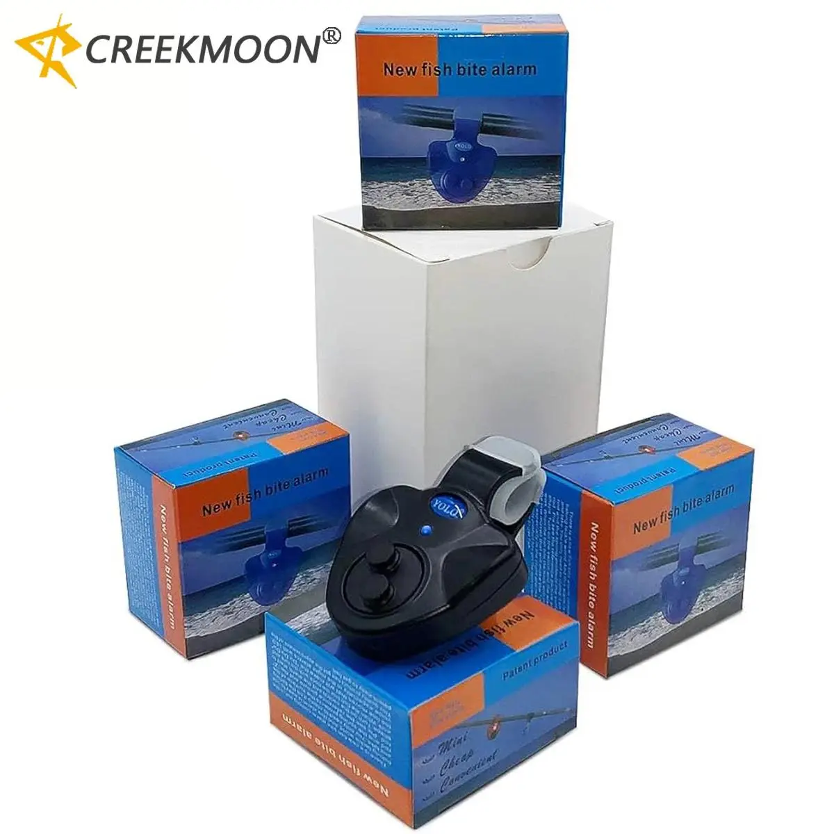 Carp Fishing Clip Set Rod Electronic LED Light Indicator Fish Bite Sound Alarm Bell Sensor Night Accessories for Pole Batteries Electronic Fishing Bells
