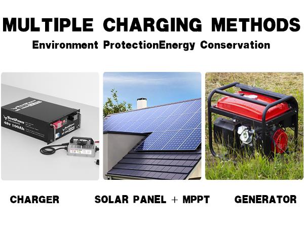48V 100Ah LiFePO4 Lithium Battery 200A BMS,NewtiPower 10000+ Deep Cycle Lithium Iron Phosphate Battery Great For Winter Power Shortage, RV, Marine and Off Grid Applications