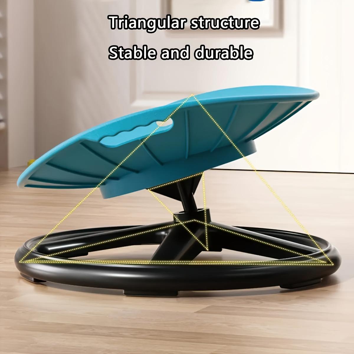 One human-shaped swivel sensory chair with an oval shell design - EU swivel sensory chair - non-slip metal base, durable plastic construction, suitable for training centers, sports facilities, and home use - enhances balance and concentration.