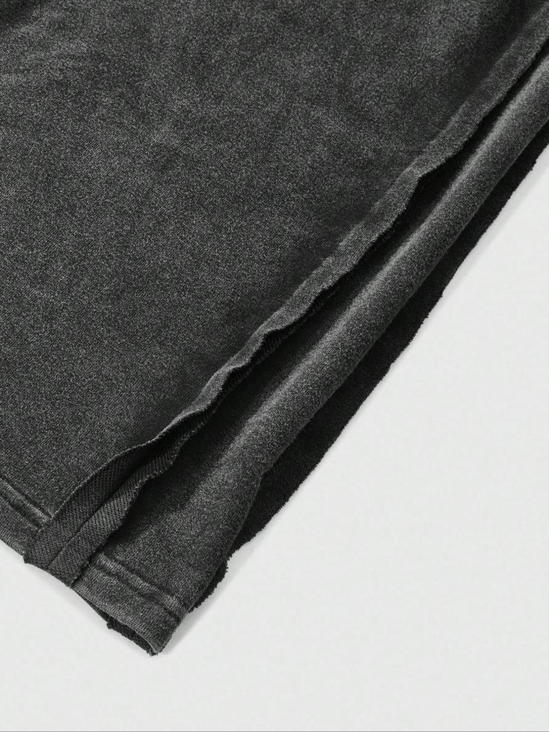 Unisex Gothic Street Style Wide Leg Pants, Dark Angel Cross Graphic Casual Long Pants, Pure Cotton Fitted Bottoms for All Seasons