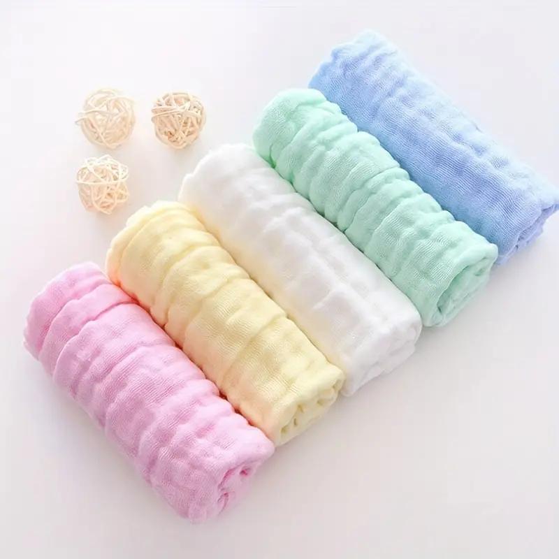 Six-Layer Cotton Bib Towel, Breathable Soft Multi-Functional Washable Cloth, Portable Travel Pack, Reusable Handkerchief, Absorbent Nursing Towel