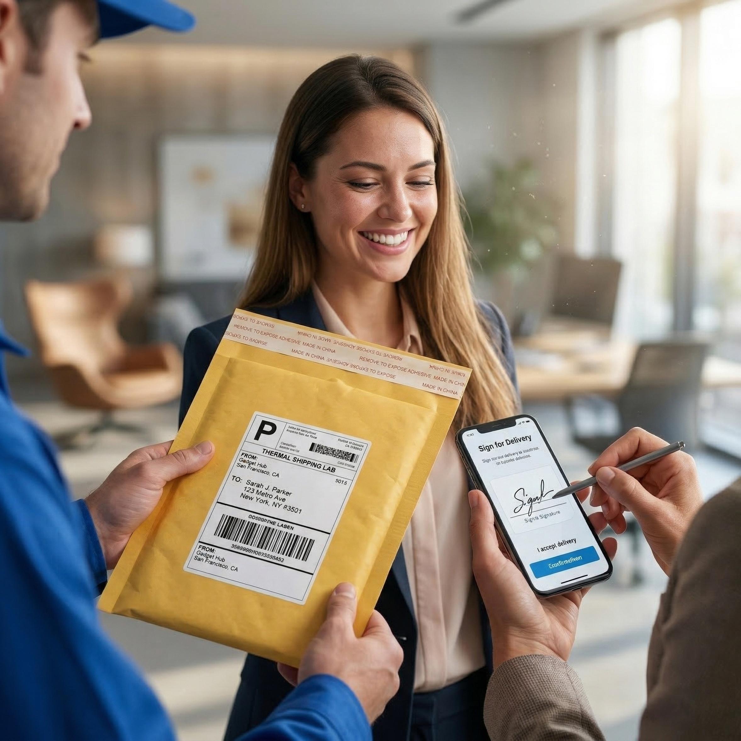 50/100 Pack 4.7x7.9 Inch Kraft Bubble Mailers, Tear-Resistant, Thick Bubble, Waterproof, Self-Sealing, Tamper-Evident, Lightweight