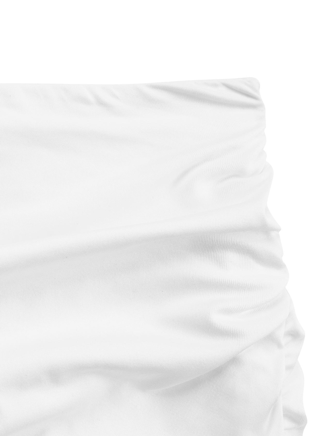 Fashion Women's High Waist Ruched Asymmetrical Split Long Skirt, Sexy Slim-Fitting Plain Design, Perfect for Casual Wear, Casual Streetwear Skirt, Womenswear