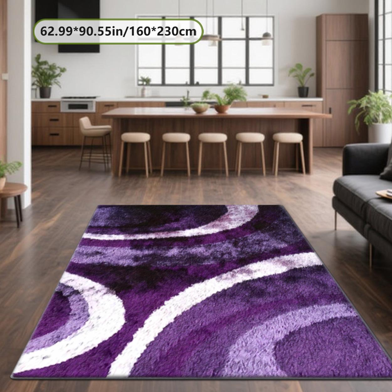 Velvet soft and comfortable patterned printed carpet, Shaggy Area Rug, Living Room Rug, suitable for multiple scenarios, available in various sizes, soft and non-shedding.