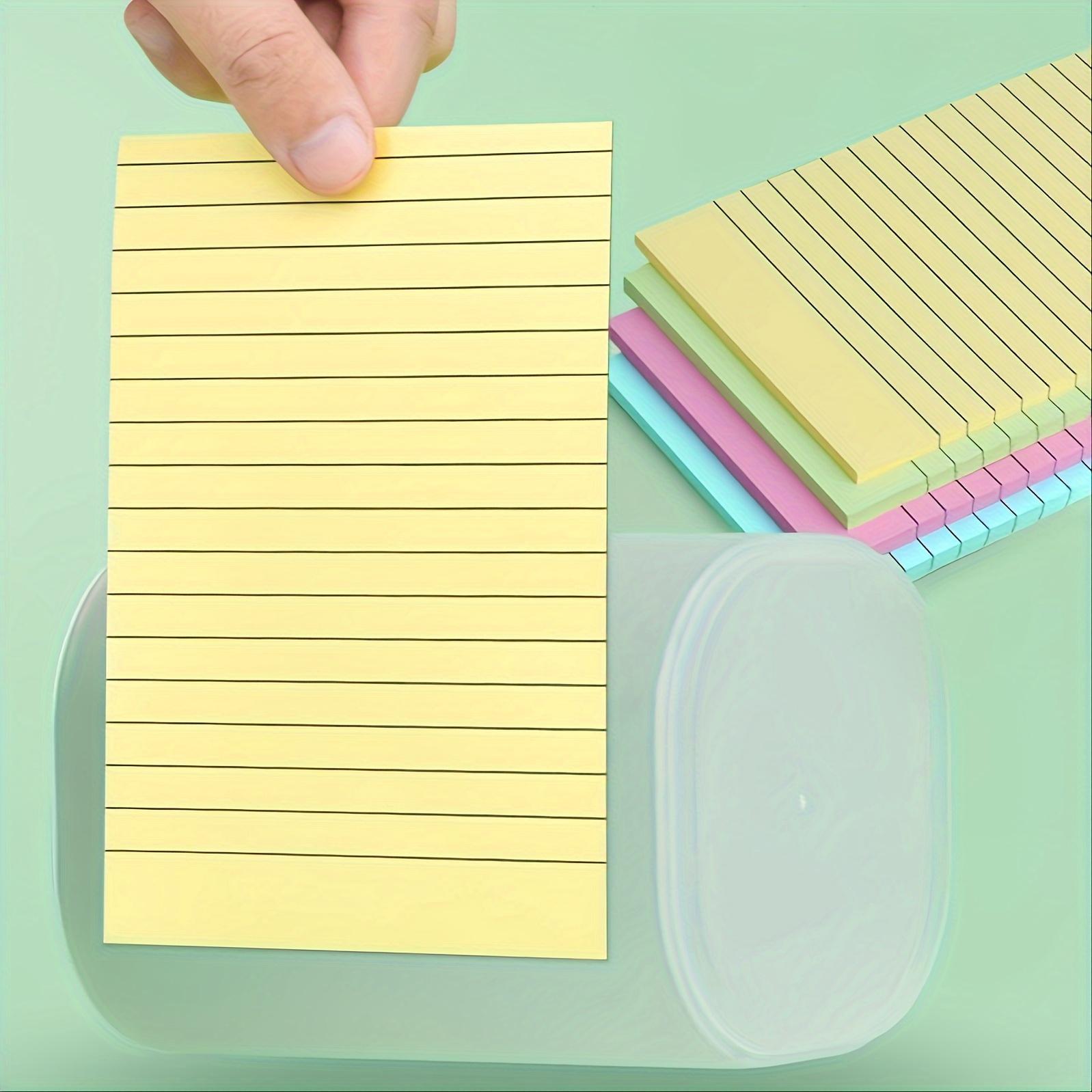 2 Books 400 Sheets Multicolor Sticky Notes, Portable Adhesive Labels for Students and Office Workers, Self-Adhesive Stickers, Office Supplies