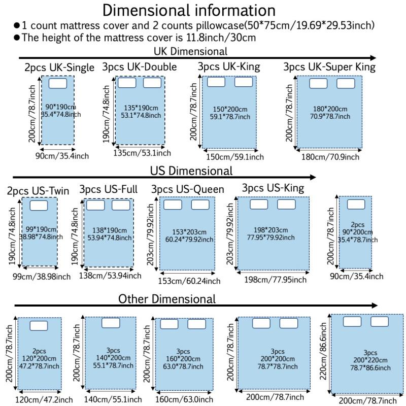 3pcs Solid Elastic Fitted Sheet Set, Full Coverage Non-Slip Mattress Protector, Deep Pocket Fits 5-30cm Mattress, Soft Breathable Durable Bedding, Wrinkle-Free and Fade-Resistant