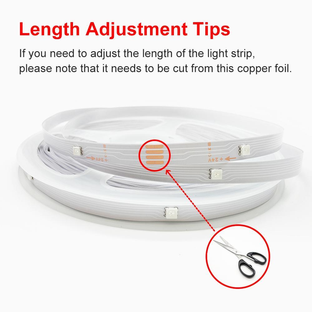 100FT 50FT WiFi Led Strip Lights Smart Led Light Strip Work with Alexa & Google Assistant RGB Music Sync Color Changing Led Light for Bedroom Decors