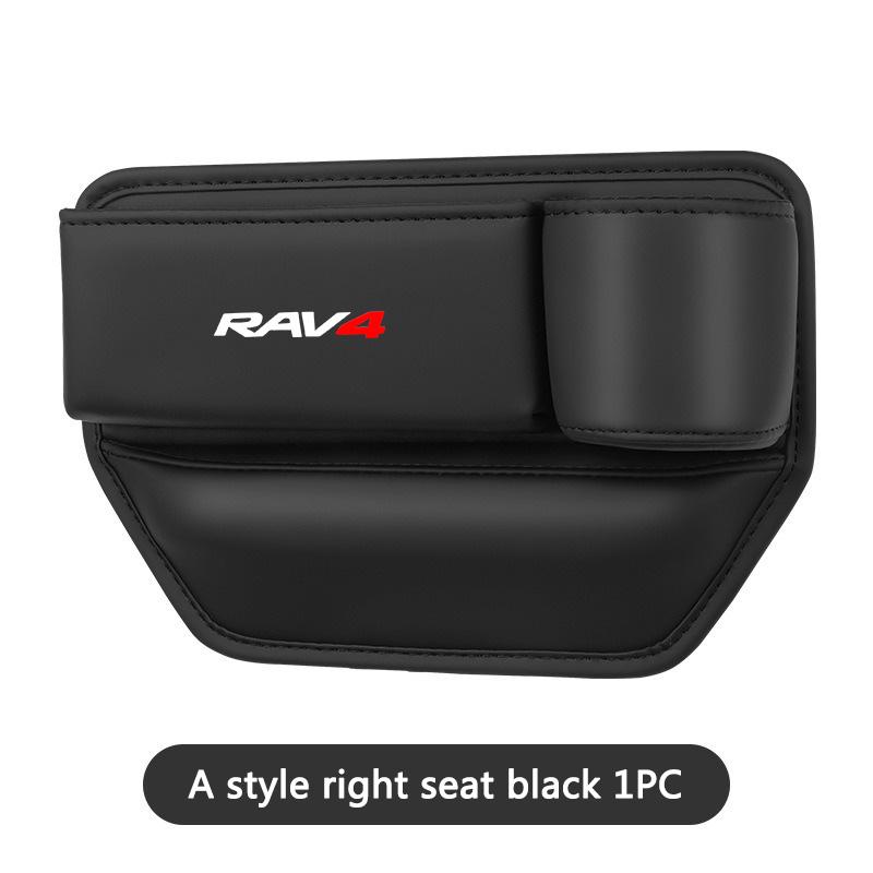 Car Seat Gap Organizer Console, Crevice Side Storage Box, Slit Gap Filler for Toyota Rav4, Logo, Gr 86, Supra, Yaris, Prius, Corolla, C-Hr, Auris, Trd