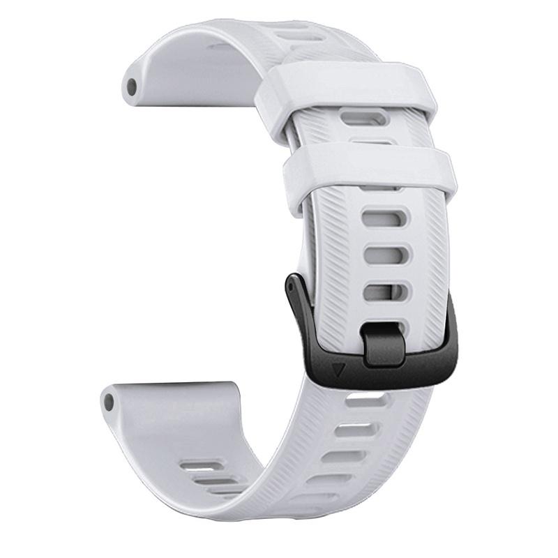 1 Pcs Casual Silicone Watch Band for Garmin Forerunner 955 Smartwatch Replacement Accessories Watch Straps (Strap Only, Watch Not Included)