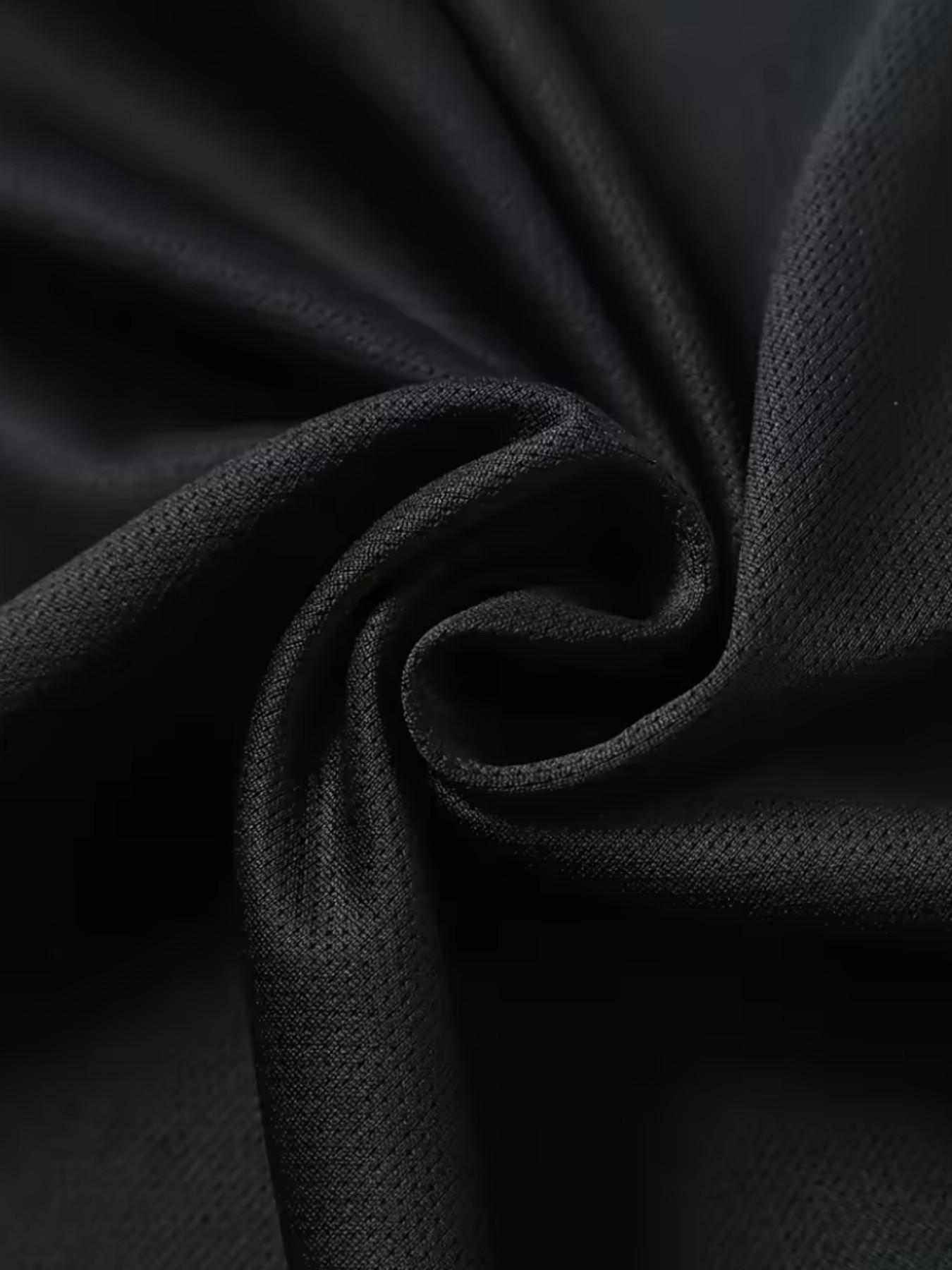 Men's Short Sleeve Sporty Top, Quick-Dry Breathable Fabric, Egyptian Pattern, Ideal for Gym, Running, Boxing, Outdoor Activities