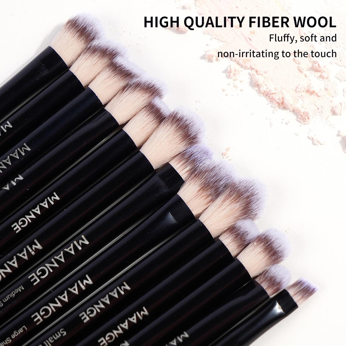 MAANGE Professional Eye & Face Makeup Brush Set with Storage Bag, 13pcs Makeup Brushes, Soft Bristles and Comfortable Grip Makeup Brush Set for Women & Girls, Cosmetics, Eyeshadow Brushes Beauty Brushes #TOP PICKS