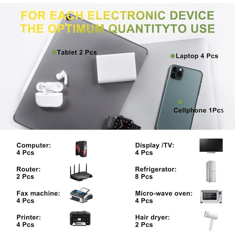 EMF Protection Stickers - Quantum Shield for Phone, Airpods, Fridge, and Laptop - 96.43% Less Mobile Radiation Electronic Accessories EMFProtectionStickers Gold/Silver for Devices Smartphone Cellphone