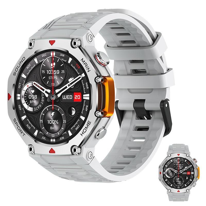 Men's Sport Smart Watch M-Rex4, 1.45 Inch HD Touch Screen, Bluetooth-compatible Call Sos NFC, Multi-Sport Modes, Heart Rate Sleep Monitor, 5atm Waterproof, 500mah Battery