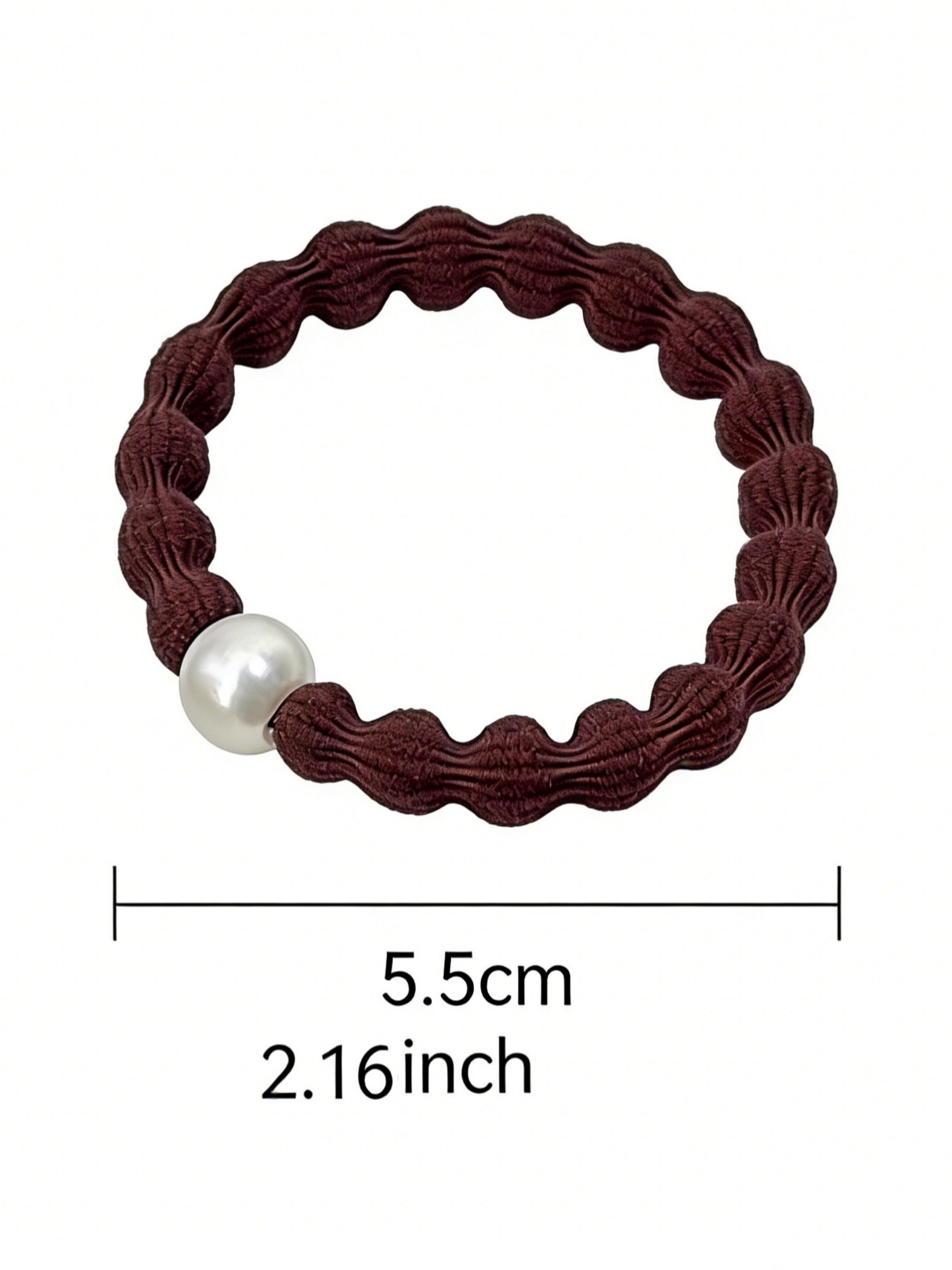 10 Pcs Solid Color Hair Ties for Women, High Elasticity Durable Rubber Bands, Simple New Design, Versatile Headwear Accessories