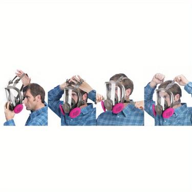 Respirator Mask, Reusable Face Respirators with Filters, Gas Masks Against Dust, Formaldehyde, Polishing, Staining, Sanding ,Paint,Dust,Chemicals and Other Work Protection6800+2091