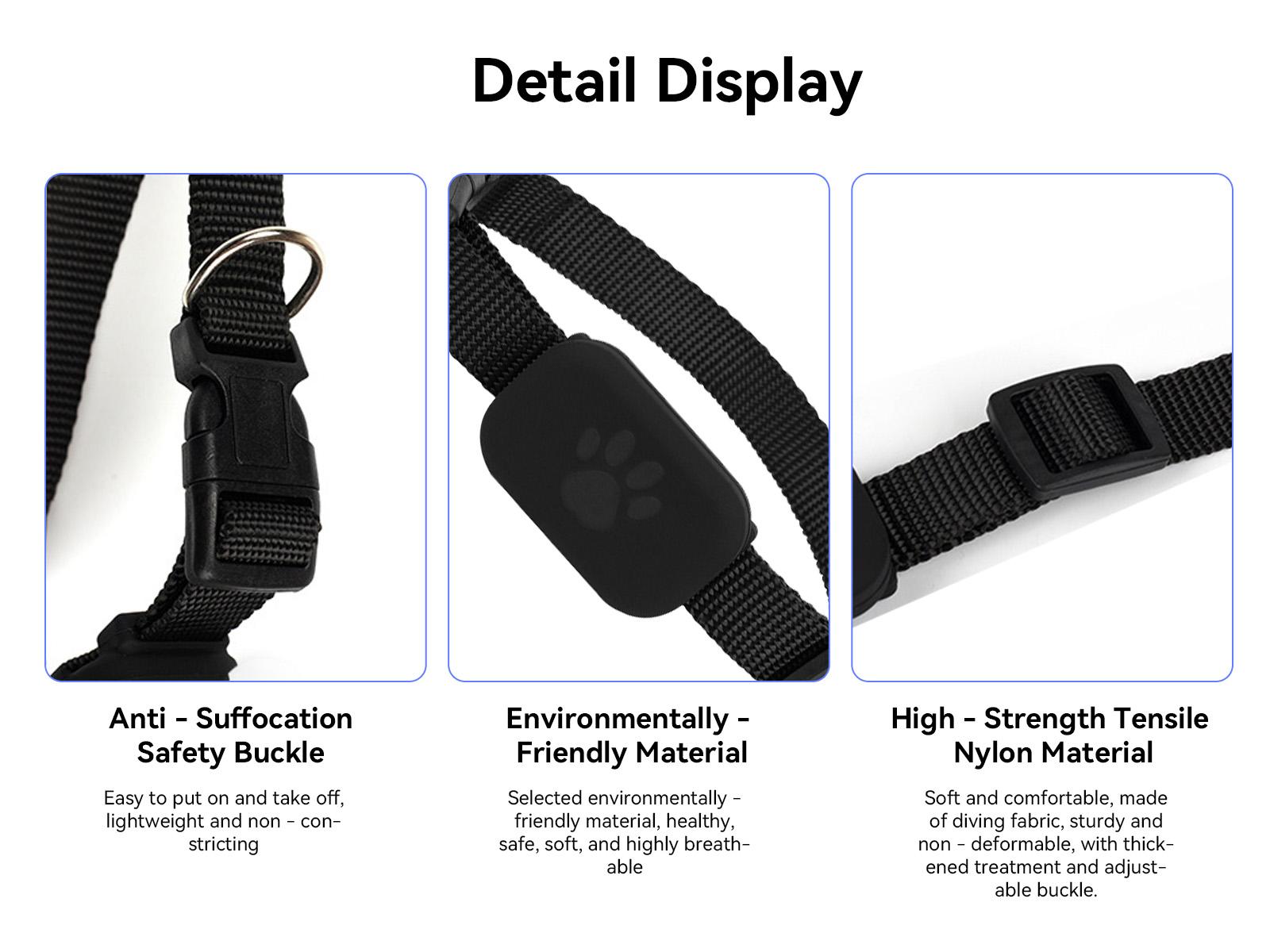 GPS Tracker for Car, Cat GPS Tracker, Mini Tracker, Waterproof Pet Tracker for Cats, Cat GPS Tracker Collar with Safety Elastic Buckle, Works with Any Collar, Compatible with Apple Find My App (Only iOS), Tracking Devices