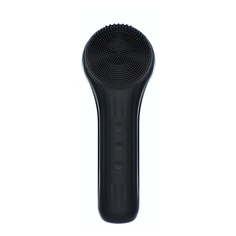 Electric sonic facial cleansing brush, facial cleanser tool, facial exfoliating brush, silicone purple brush for cleansing mousse, gentle facial cleansing tool, skin care tool, multiple colors available