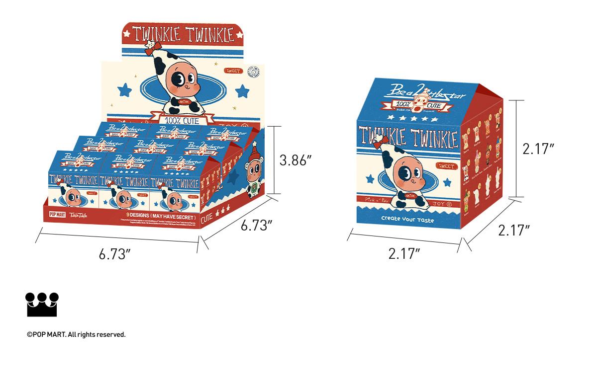 POP MART Twinkle Twinkle Create Your Taste Series Figures-A