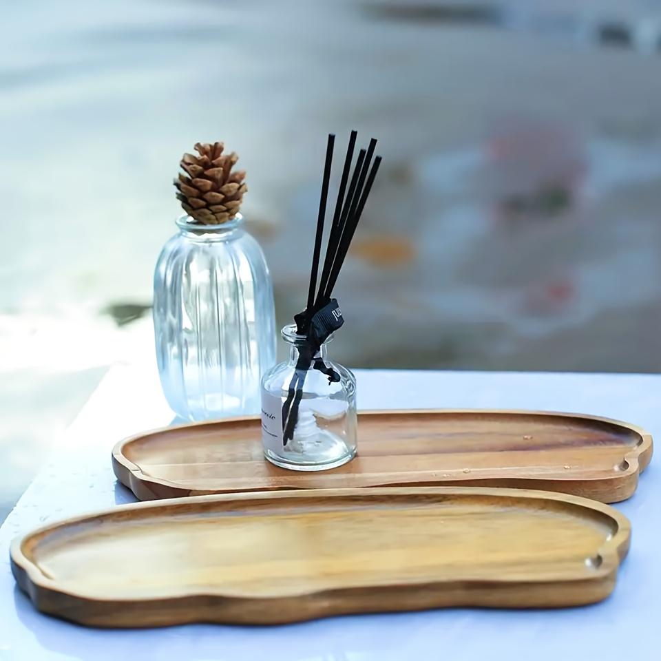 1/2 Set Wooden Tray, Multi-functional Wooden Tray, Cloud-shaped Tray, Cosmetic Display Tray, Perfume Tray, Bathroom Tray, Tableware Tray, Cake Tray, Kitchen Tray, Garden Tray, Party, Outdoor Festival, Buffet Tray, Display Tray, Decorative Tray, Party Tray